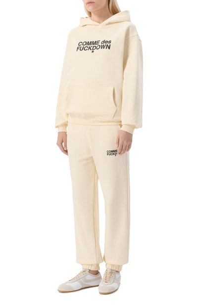 Хлопковое худи COMME DES FUCKDOWN, арт. CFABW01355, фото 2