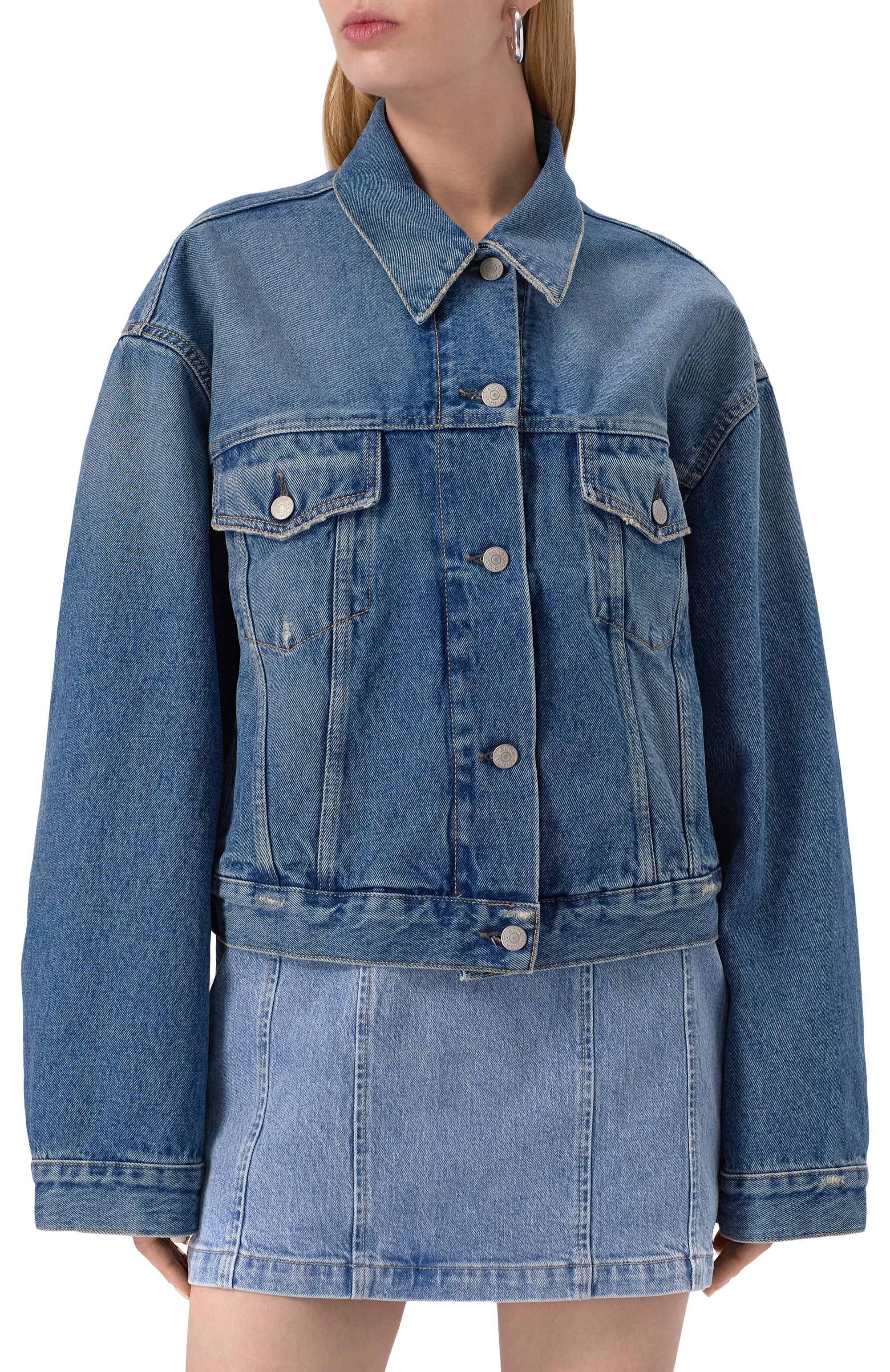 Джинсовая куртка ACNE STUDIOS, арт. FN-WN-0UTW001035/A90640, фото 3