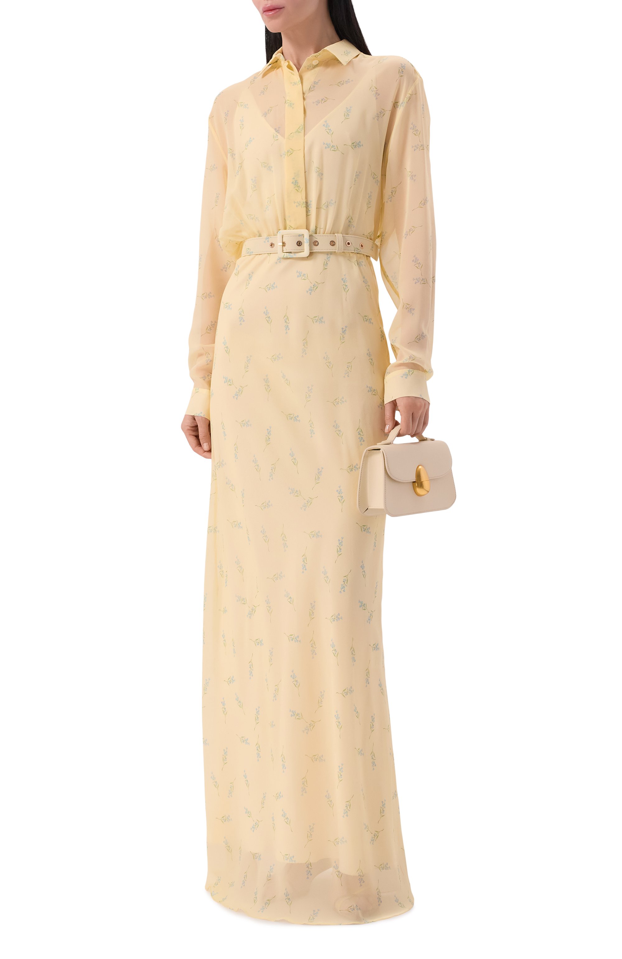 Шелковое платье OLOLOL, арт. OLDE120B/1009.TWIGS807, фото 2