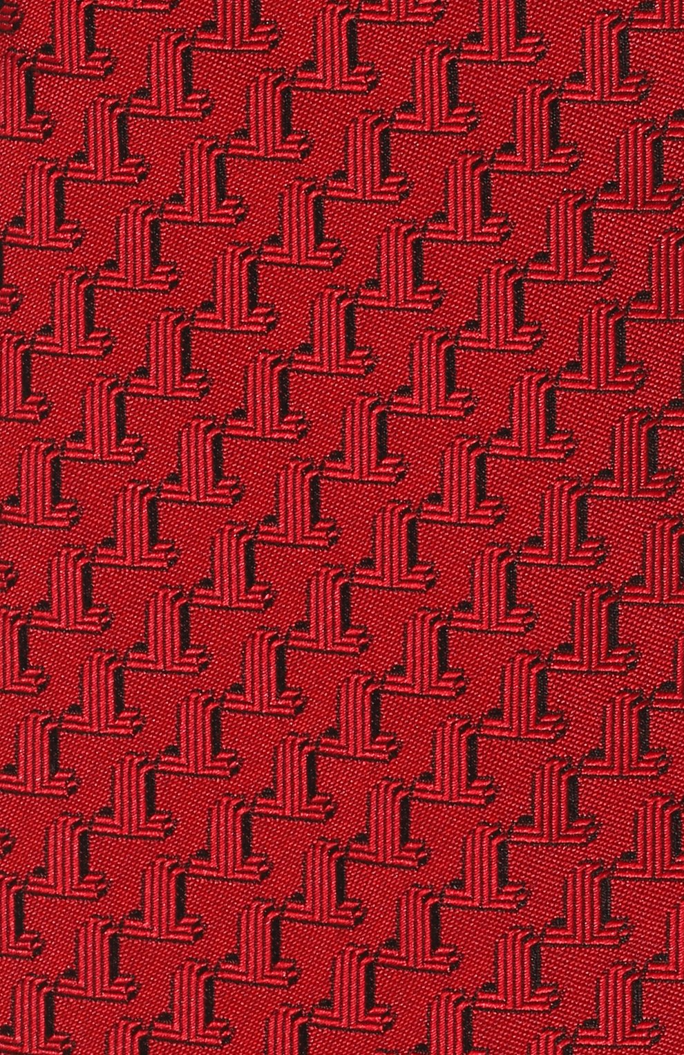 Шелковый галстук LANVIN красного цвета по цене 15400 руб., арт. 3103/TIE, фото 4 Шелковый галстук LANVIN, арт. 3103/TIE, фото 4