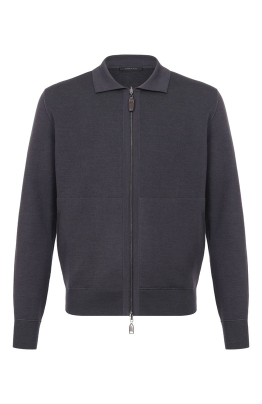 Кардиган из хлопка и кашемира Brioni UMNY0L/P0K03 Серый UMNY0L/P0K03