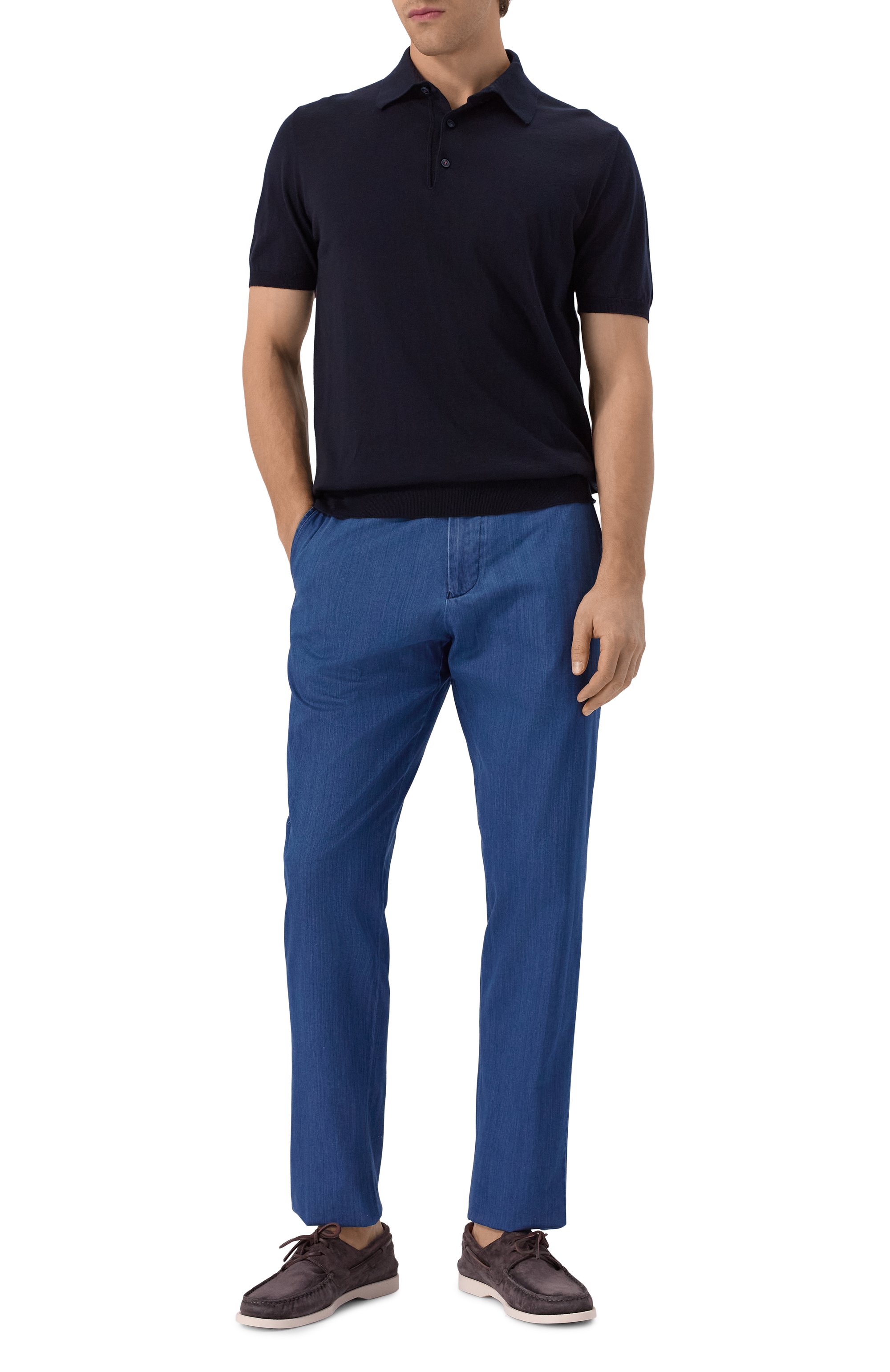 Замшевые топсайдеры KITON, арт. USSA264N0118206, фото 2