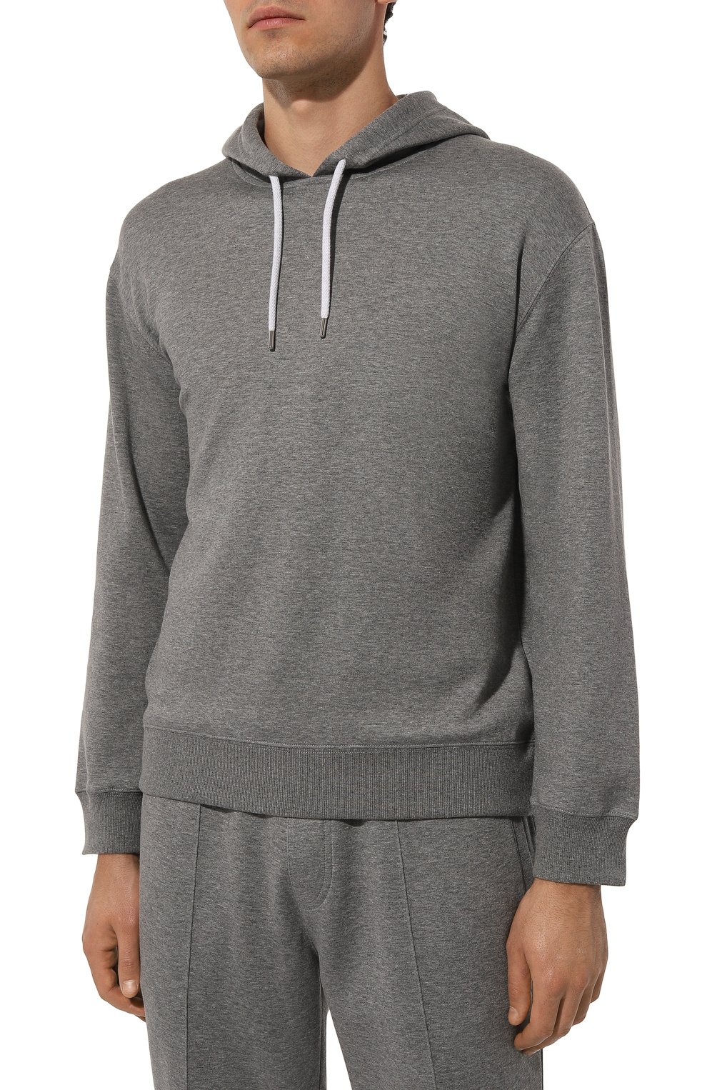 Худи из хлопка и кашемира BRUNELLO CUCINELLI, арт. MM831B2333, фото 3