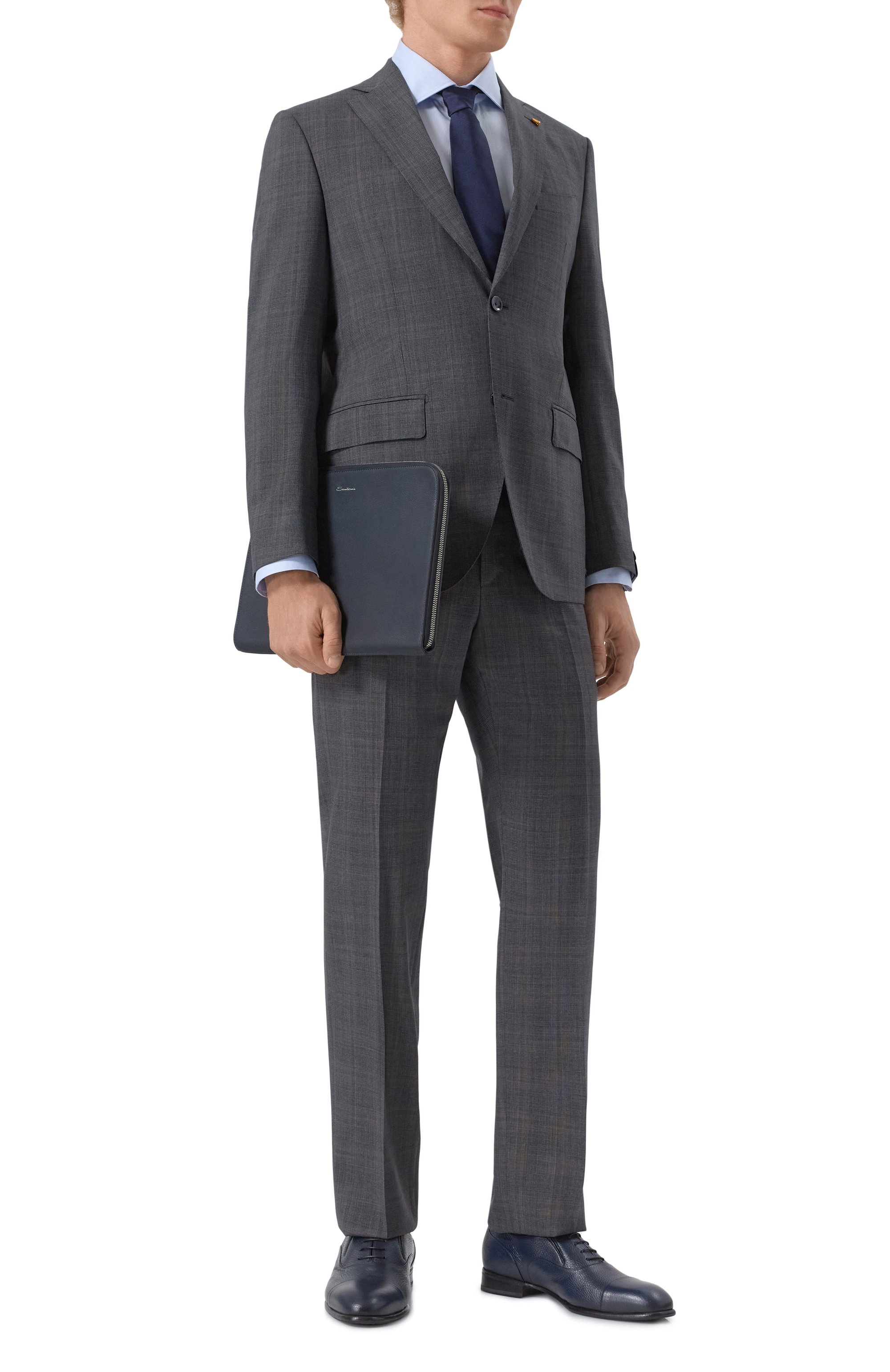 Кожаная папка для документов SANTONI, арт. UFPGA2519F0-ASIW, фото 7