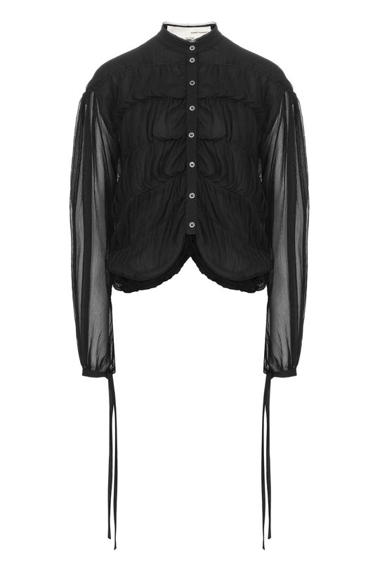 Шелковая блузка Isabel Benenato DW935S26 Чёрный DW935S26