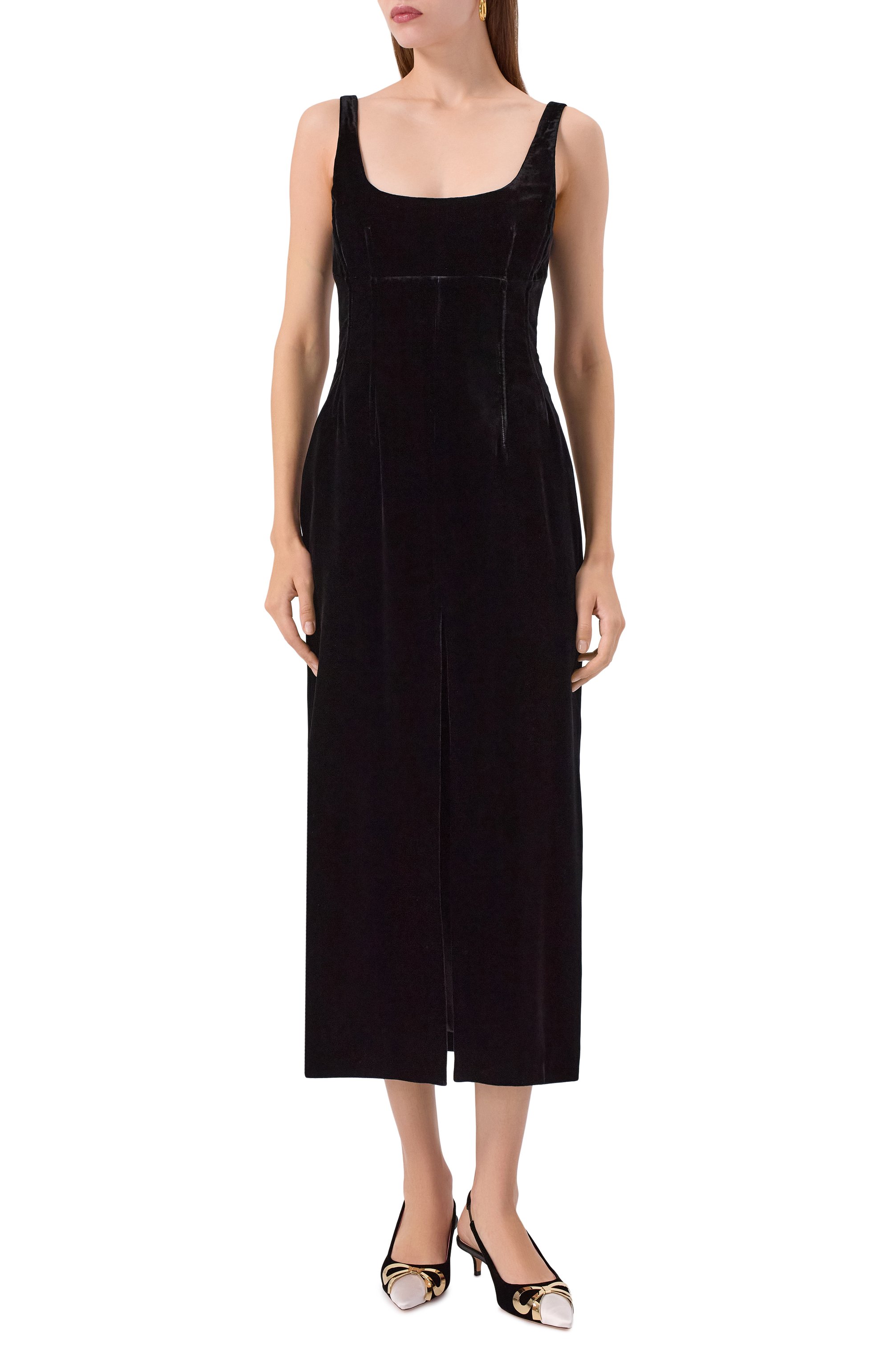 Бархатное платье GOOROO, арт. D065-8021-900-FW25/26, фото 3