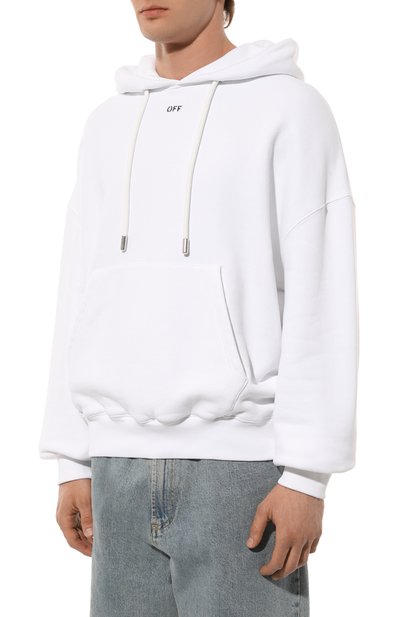 Хлопковое худи OFF-WHITE, арт. 0MBB118C99FLE001, фото 3