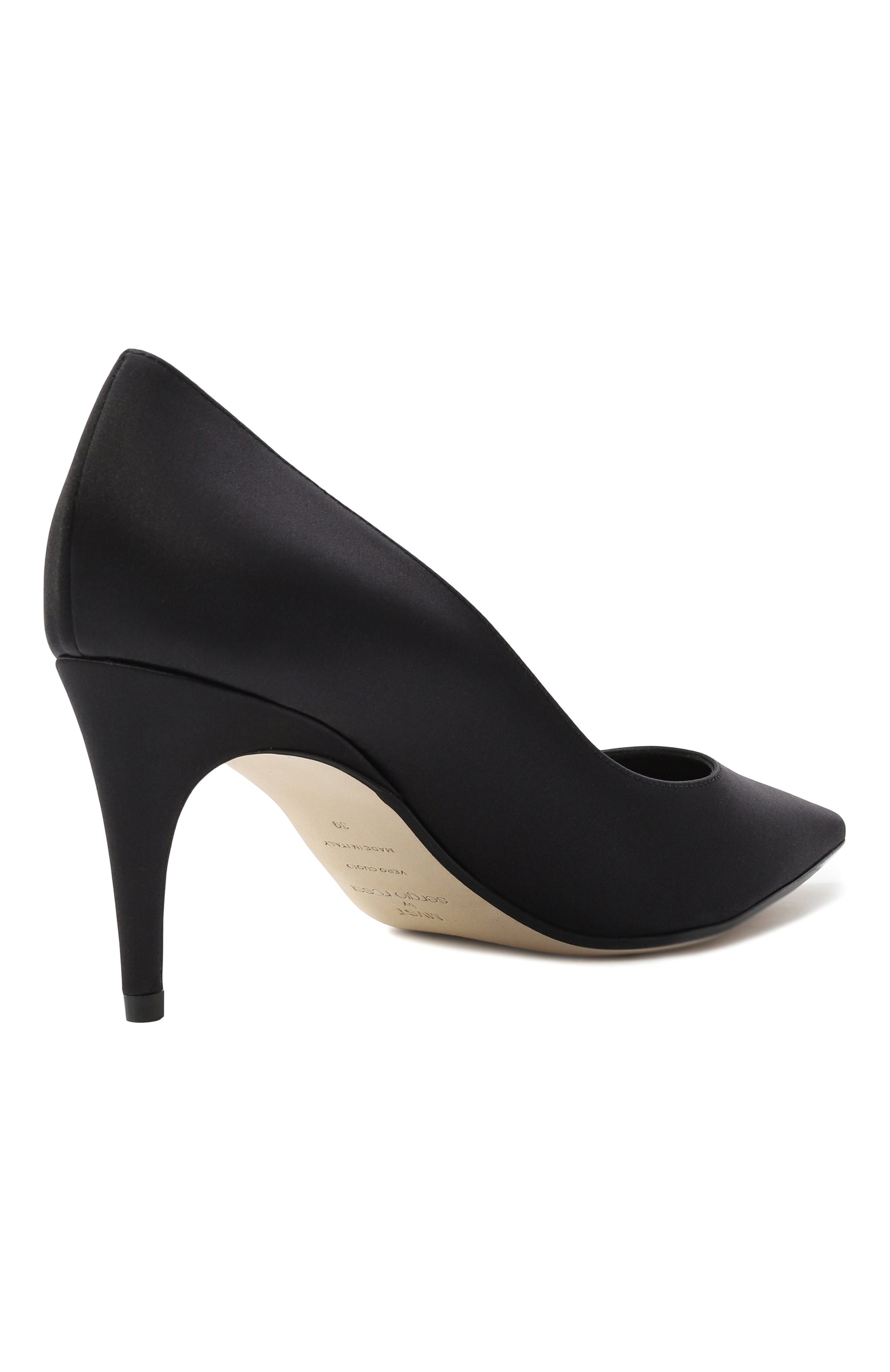 Текстильные туфли mvst by sergio rossi MVST, арт. B14270-SATIN, фото 5