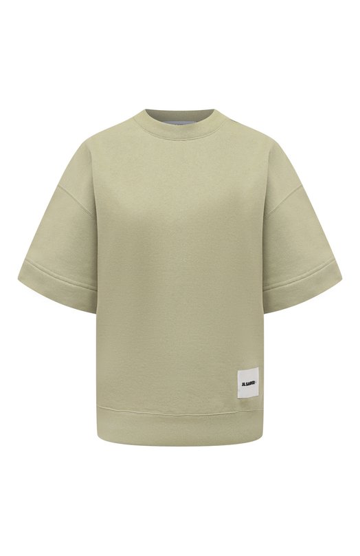 

Хлопковая футболка Jil Sander, Зелёный