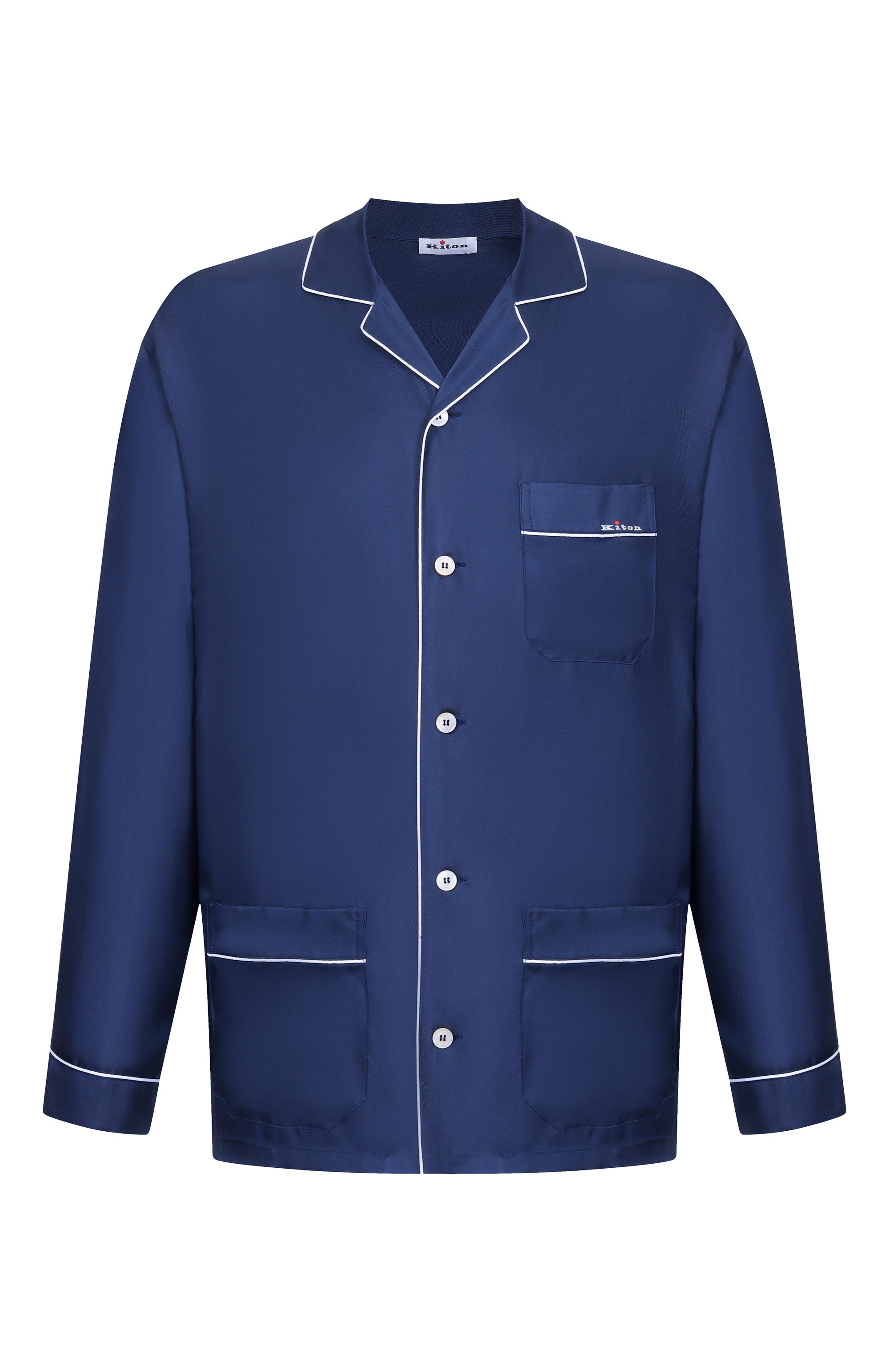 Шелковая рубашка KITON, арт. UNWM011K0761H, фото 1