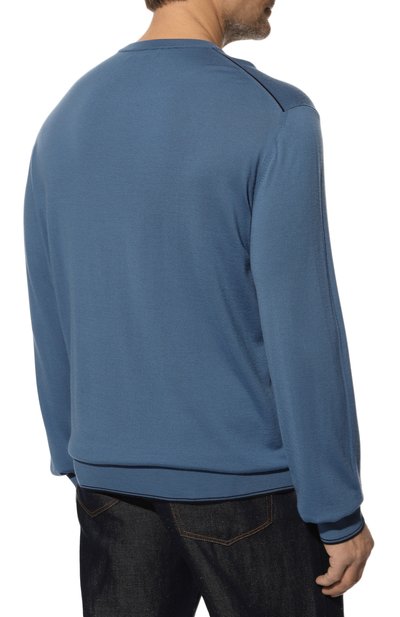 Джемпер с отделкой из кожи аллигатора STEFANO RICCI, арт. K606312AG1/F22465, фото 4