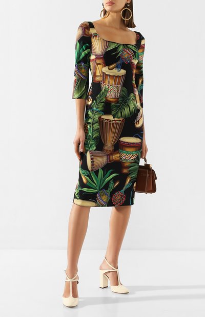 Шелковое платье DOLCE & GABBANA, арт. F6F5PT/FSAZ7, фото 2