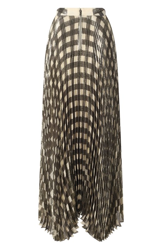 Плиссированная юбка Alice + Olivia Чёрный, белый, фото 2