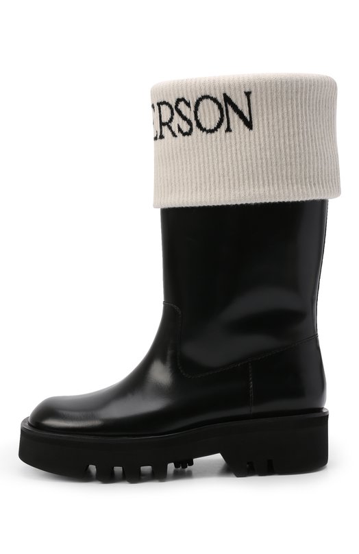 Кожаные сапоги Fisherman JW Anderson Чёрный, фото 4