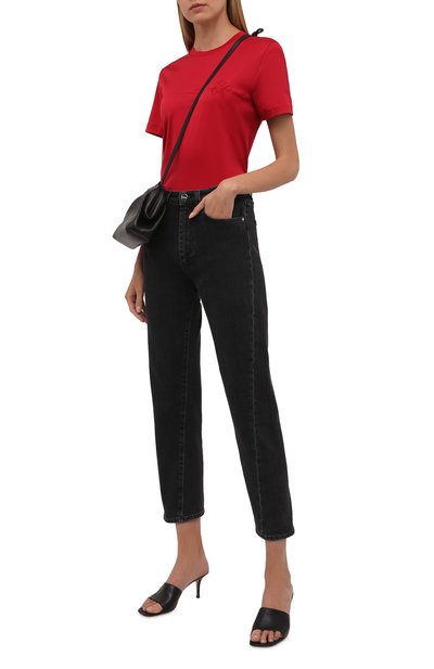 Хлопковая футболка GIORGIO ARMANI красного цвета по цене 38800 руб., арт. 6KAM57/AJVIZ, фото 2 Хлопковая футболка GIORGIO ARMANI, арт. 6KAM57/AJVIZ, фото 2