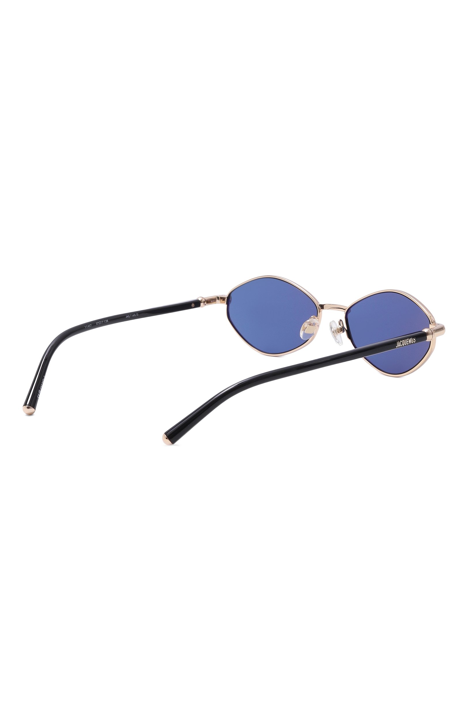 Солнцезащитные очки JACQUEMUS голубого цвета по цене 44550 руб., арт. JAC160 C3SUN, фото 3 Солнцезащитные очки JACQUEMUS, арт. JAC160 C3SUN, фото 3