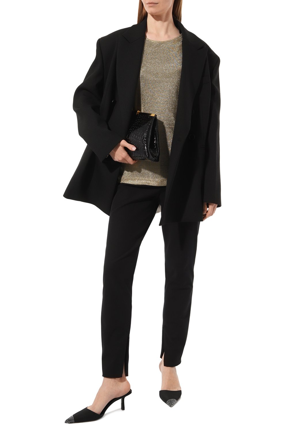 Хлопковые брюки DOLCE & GABBANA, арт. FTCYST/FUFMT, фото 2