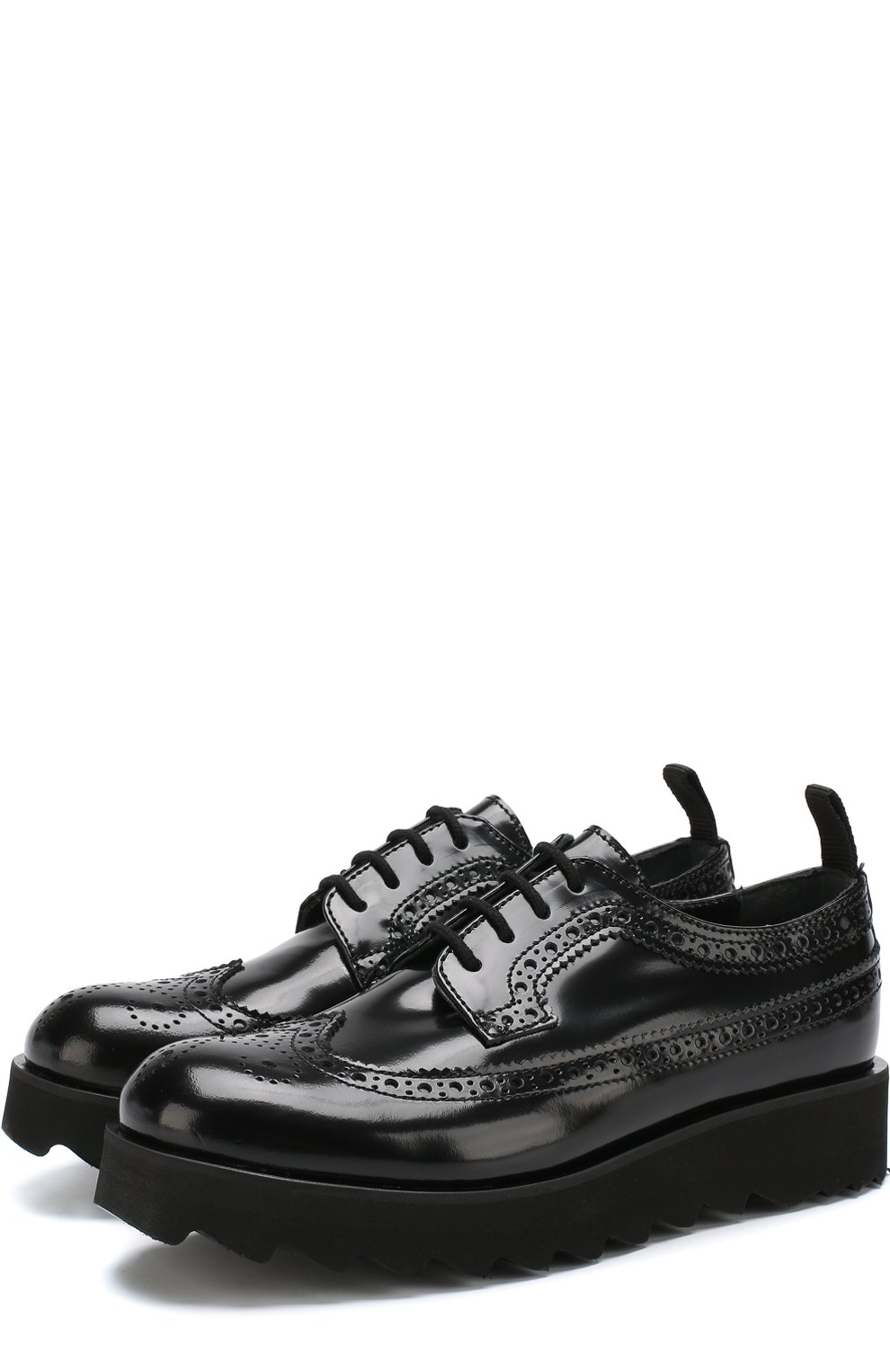 Кожаные дерби с брогированием DSQUARED2, арт. 57193/28-35, фото 1