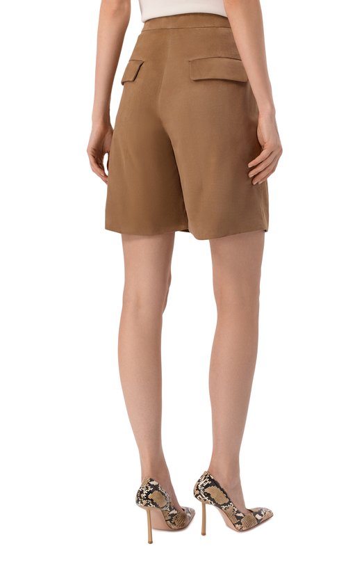 Замшевые шорты MVST M26.2PW.L023/L010 SUEDE Бежевый  M26.2PW.L023/L010 SUEDE Фото 4