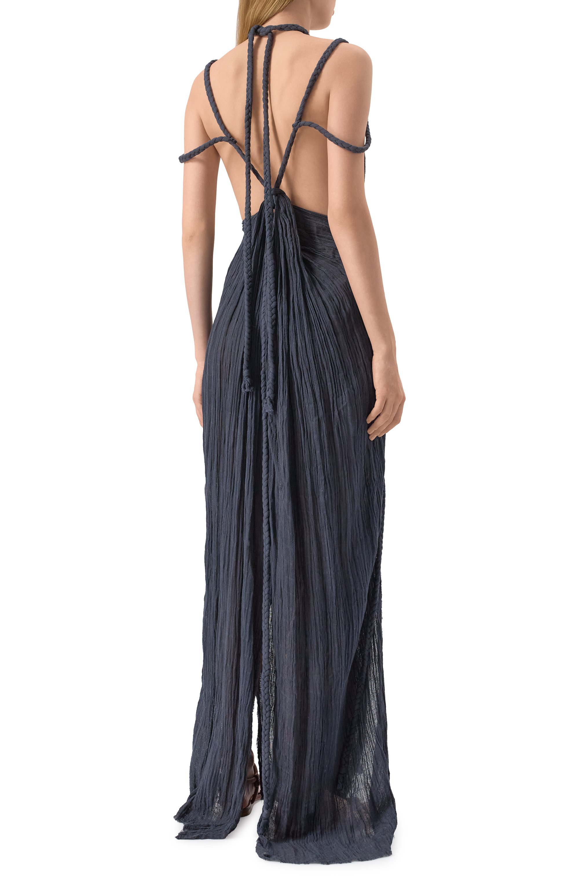 Хлопковое платье KASIA KULENTY, арт. APHR0DITE G0WN, фото 4