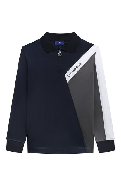 Хлопковое поло STEFANO RICCI JUNIOR, арт. KY01038P30/Y23456