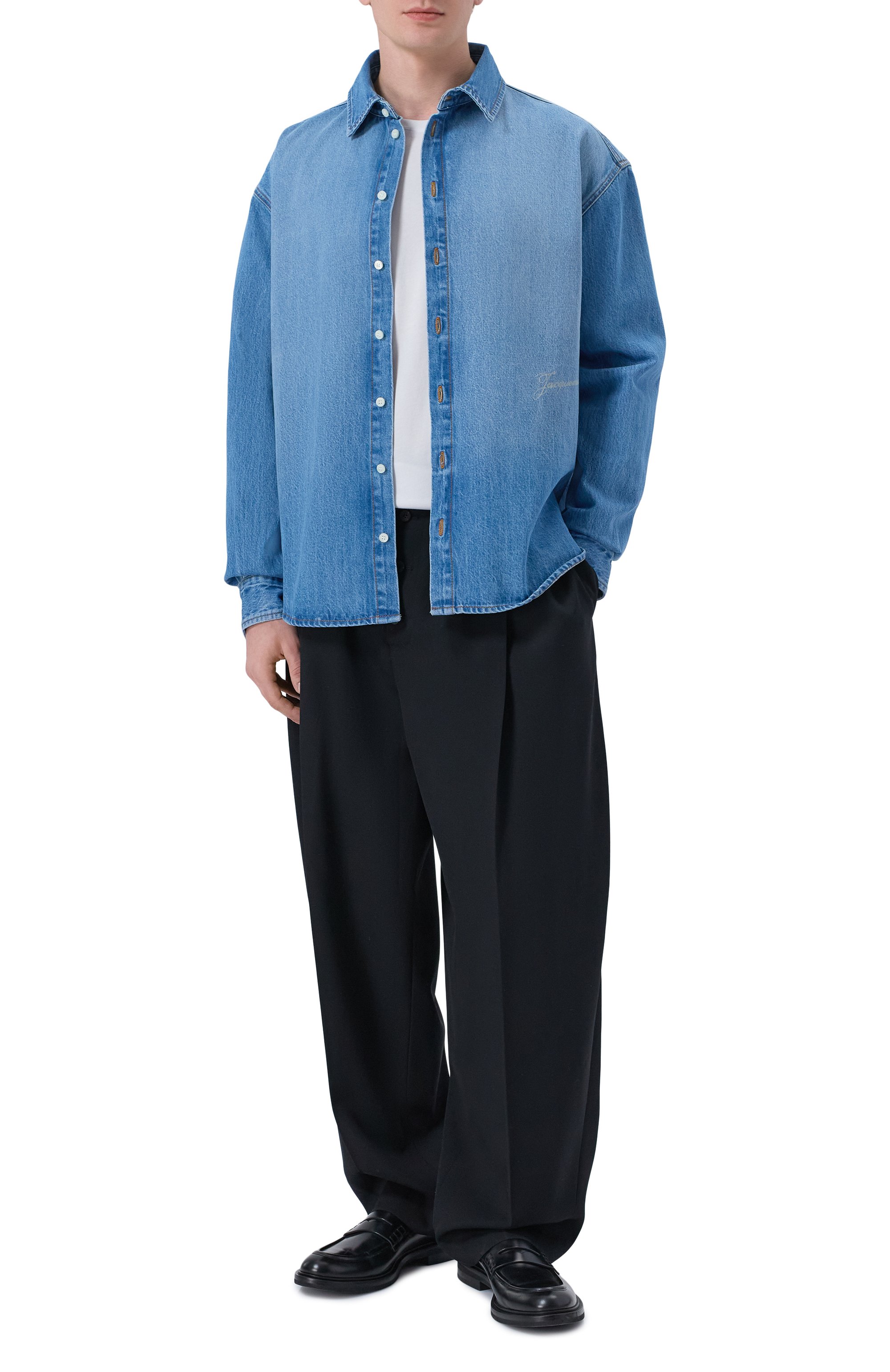 Джинсовая рубашка simon de-nîmes JACQUEMUS, арт. 25HSHM00545/AD00017, фото 2