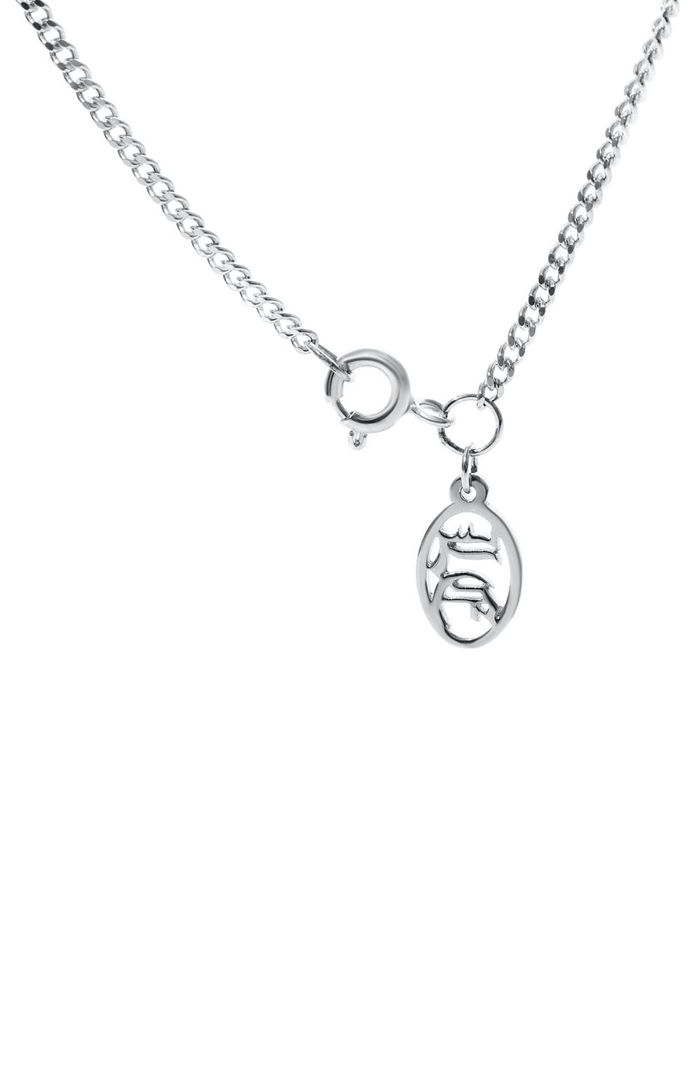 Колье abuser с надписью из фианитов LEVASHOVAELAGINA, арт. abuser/n, фото 4