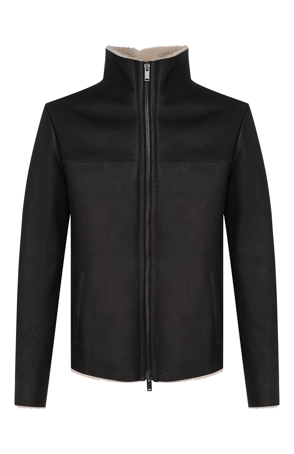 Дубленка DESA черного цвета по цене 83400 руб., арт. K11297, фото 1 Дубленка DESA, арт. K11297, фото 1