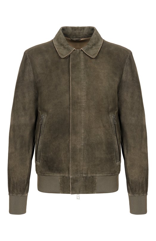 Замшевый бомбер Giorgio Brato GU26S24098CMTM Серый GU26S24098CMTM