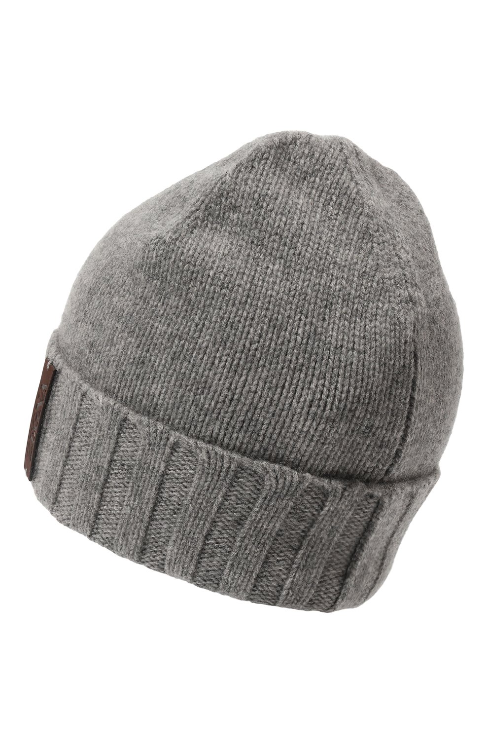 Кашемировая шапка ZEGNA серого цвета по цене 38050 руб., арт. Z6I40HA6/B60, фото 2 Кашемировая шапка ZEGNA, арт. Z6I40HA6/B60, фото 2