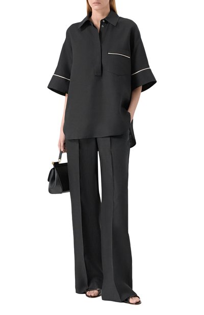 Женские льняные брюки AGNONA, арт. T71107E/U3034E