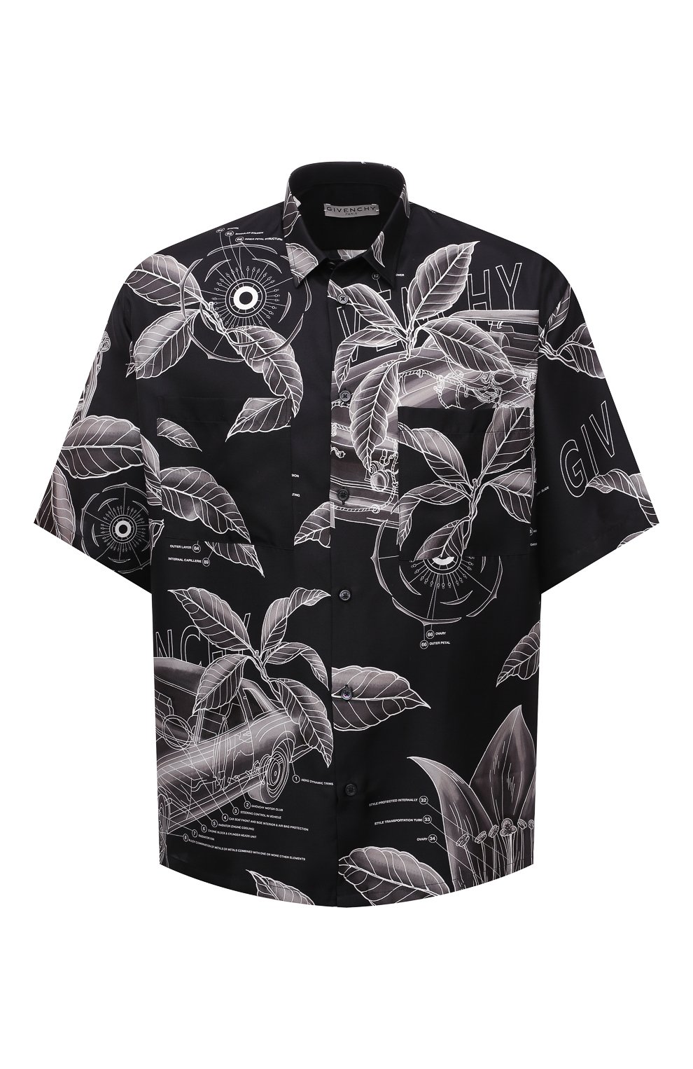 Шелковая рубашка GIVENCHY, арт. BM60NT13KA, фото 1