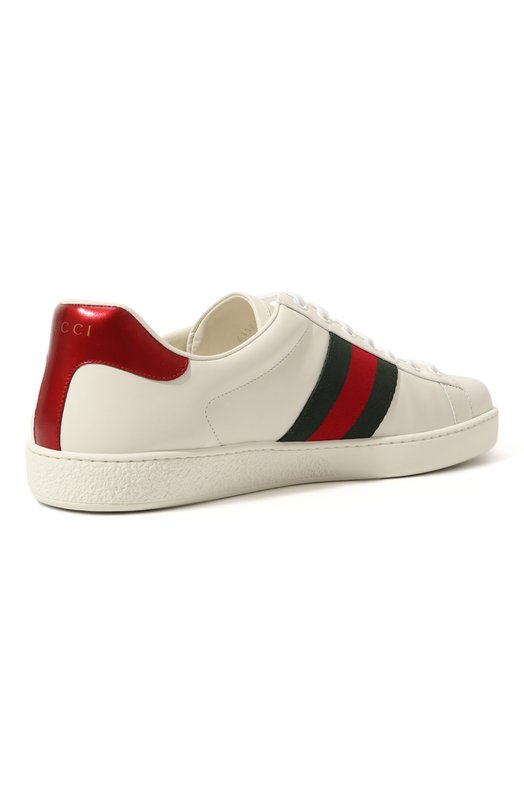 фото Кожаные кеды ace gucci