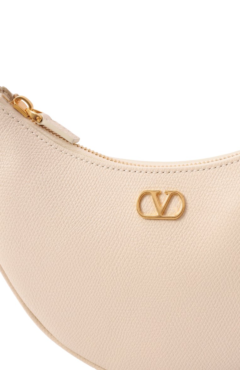 Женская сумка vlogo signature mini VALENTINO кремового цвета, арт. 6W2P0AK3/SNP | Фото 3 (Размер: mini; Материал: Натуральная кожа)