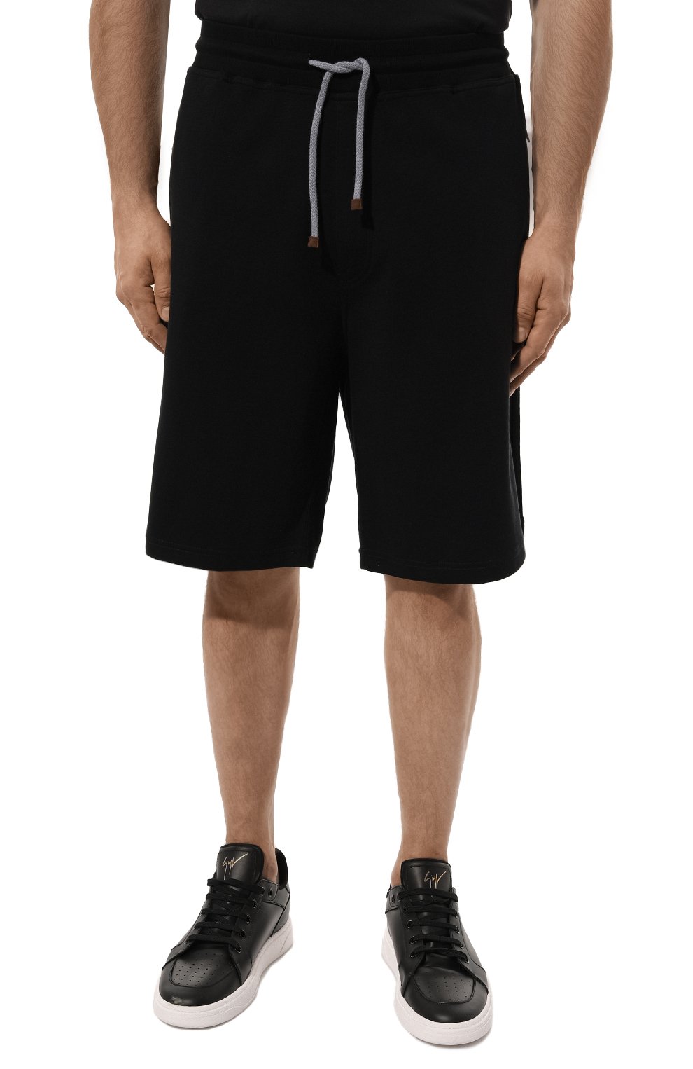 Хлопковые шорты BRUNELLO CUCINELLI, арт. M0T353242G, фото 3