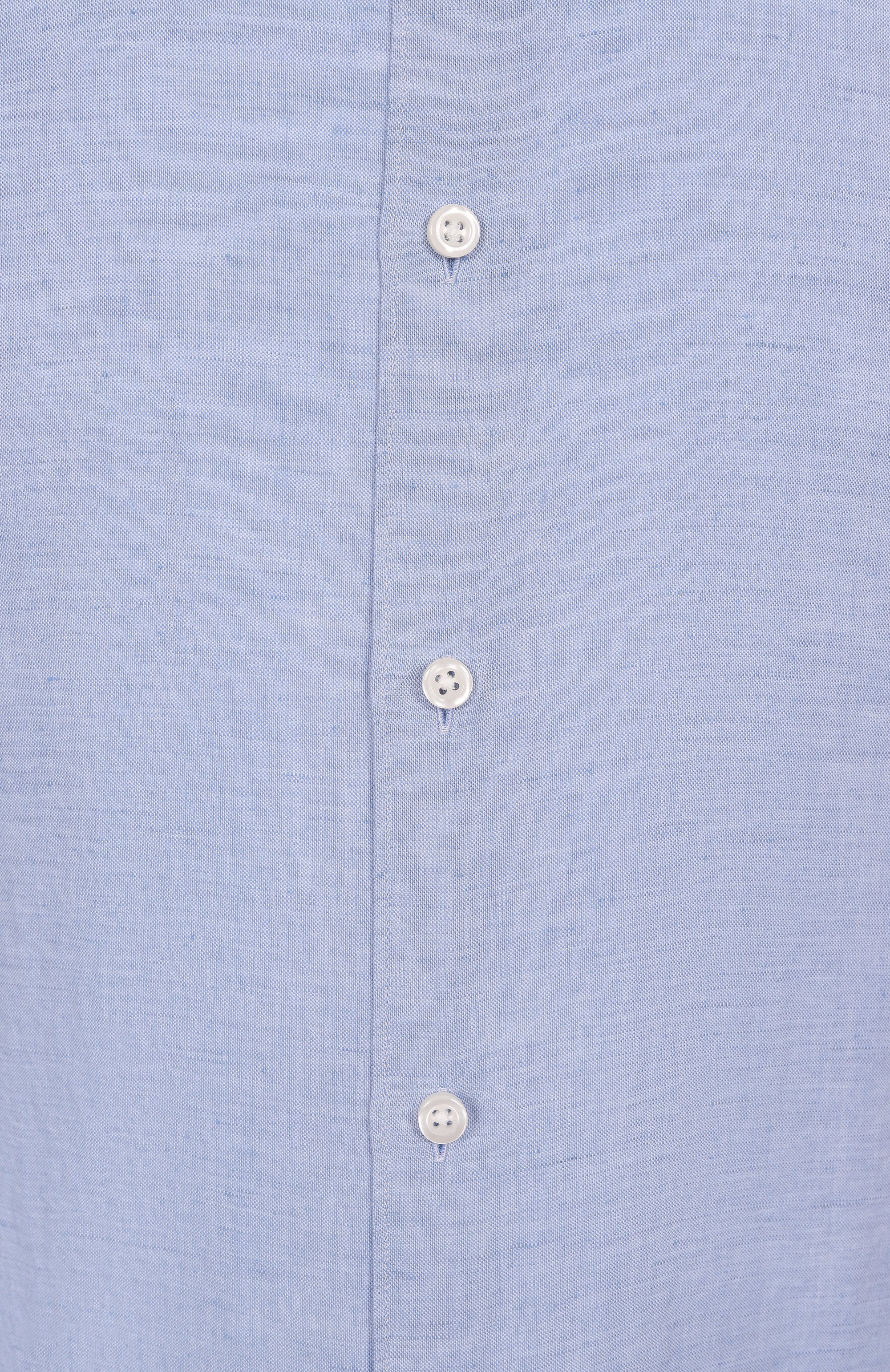 Рубашка изо льна и хлопка BOSS, арт. 50539531, фото 6