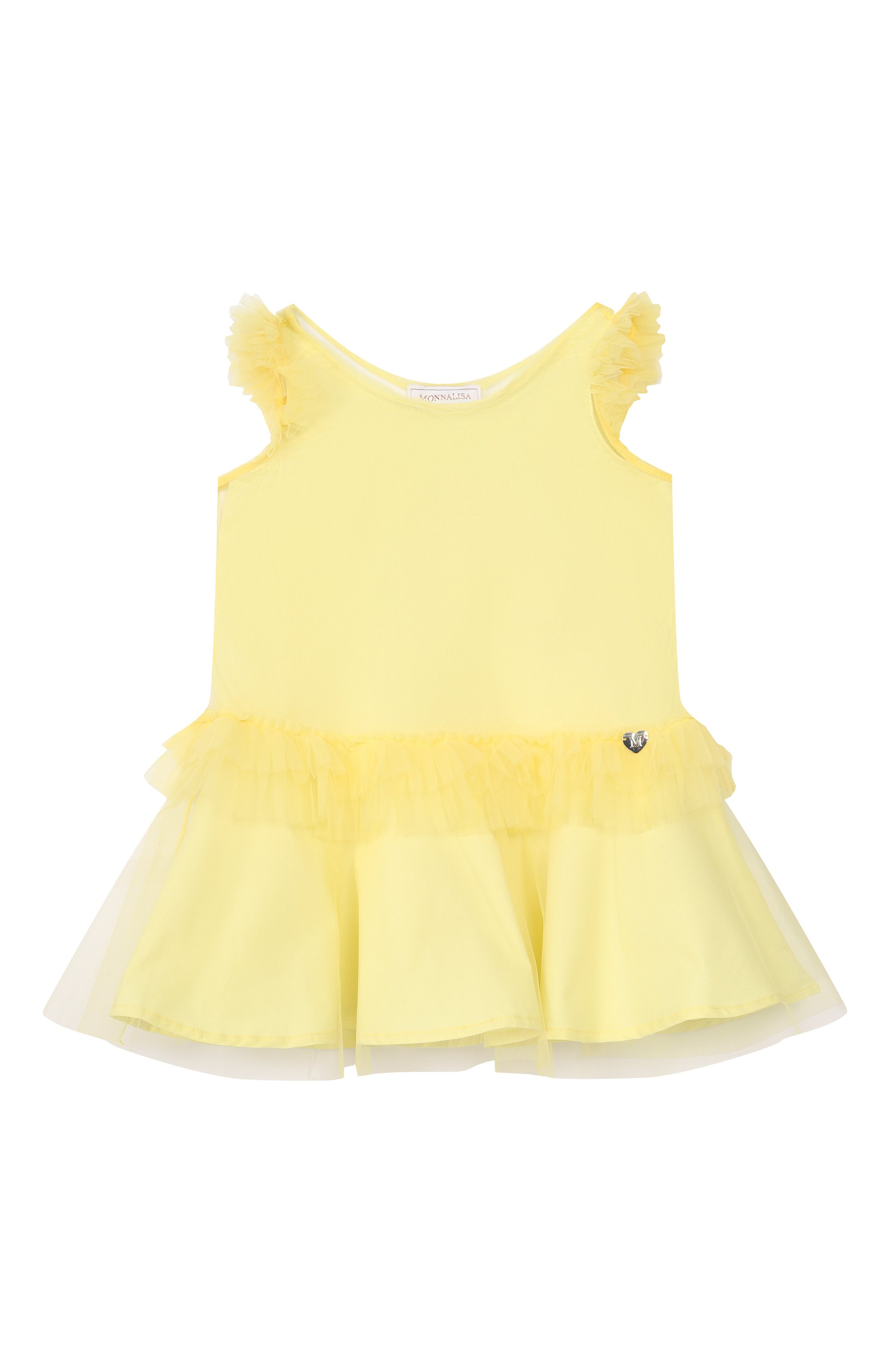 Хлопковое платье MONNALISA, арт. 17G907, фото 1