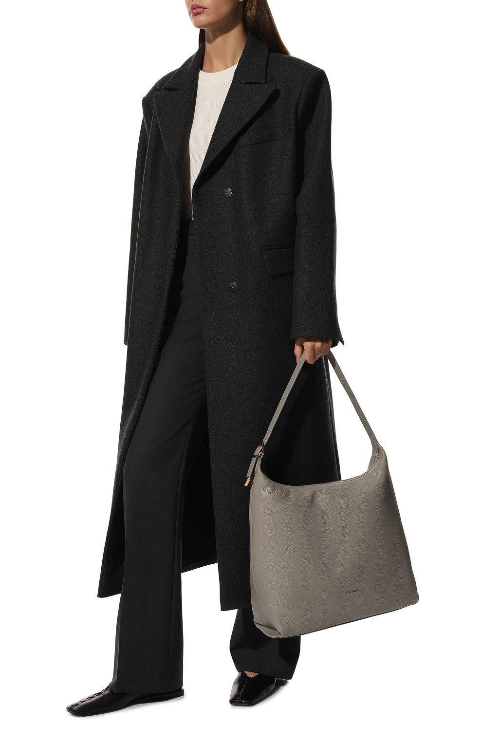 Сумка gleen medium COCCINELLE серого цвета по цене 36000 руб., арт. E1 N15 13 03 01, фото 7 Сумка gleen medium COCCINELLE, арт. E1 N15 13 03 01, фото 7