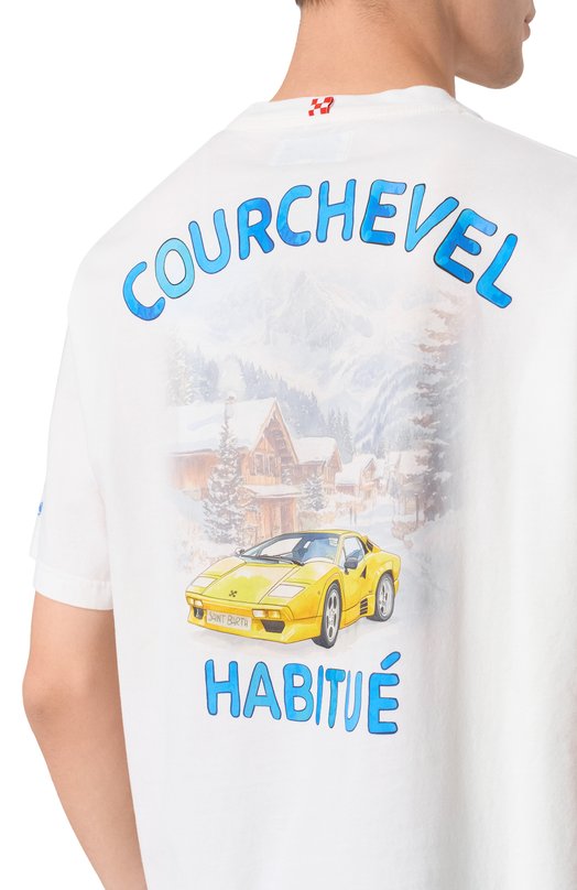 Хлопковая футболка MC2 Saint Barth ARN0004-01013I/ARN0TT WARM Белый  ARN0004-01013I/ARN0TT WARM Фото 5