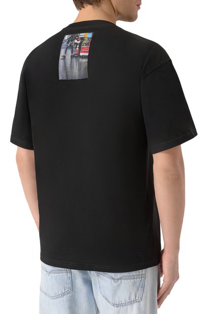 Хлопковая футболка DIESEL, арт. A19467/0PLAT, фото 4