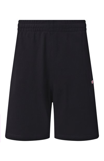 Хлопковые шорты DIESEL черного цвета по цене 13300 руб., арт. A15059/0GEAD, фото 1 Хлопковые шорты DIESEL, арт. A15059/0GEAD, фото 1