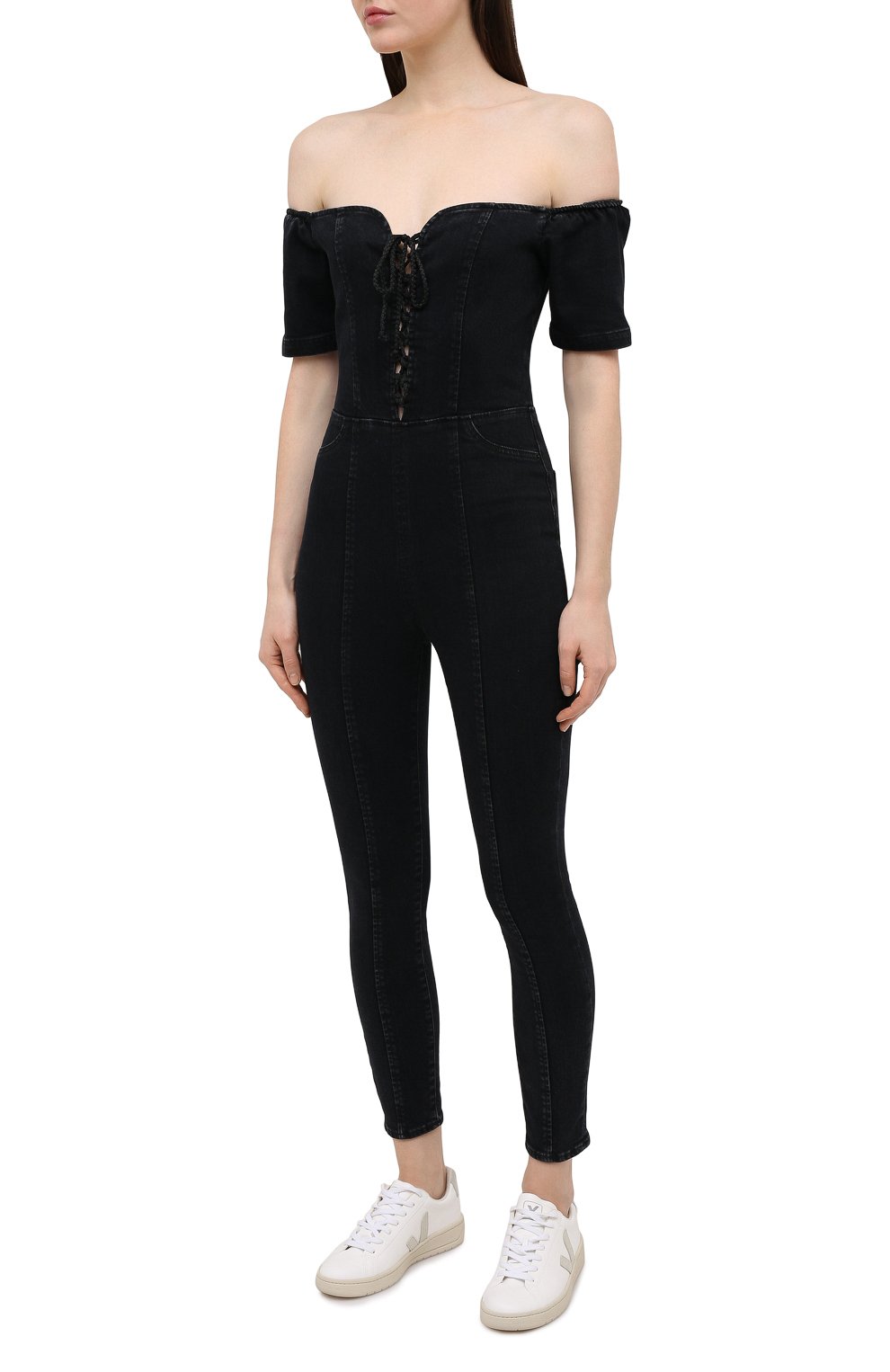 Джинсовый комбинезон 3X1, арт. WR0060986/DARK BLACK, фото 3