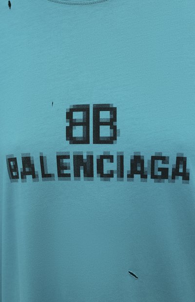 Хлопковая футболка BALENCIAGA, арт. 651795/TKVF5, фото 5