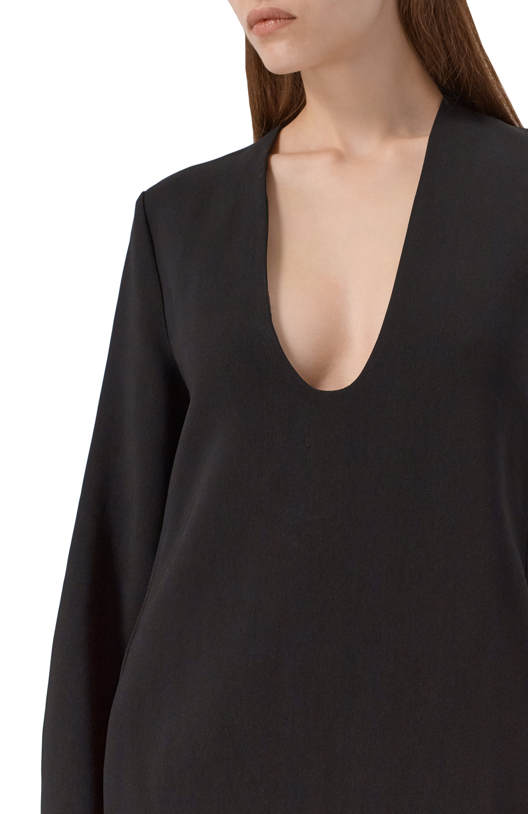 Платье из вискозы и хлопка TOTEME, арт. 254-WRD0269-FB0506, фото 4