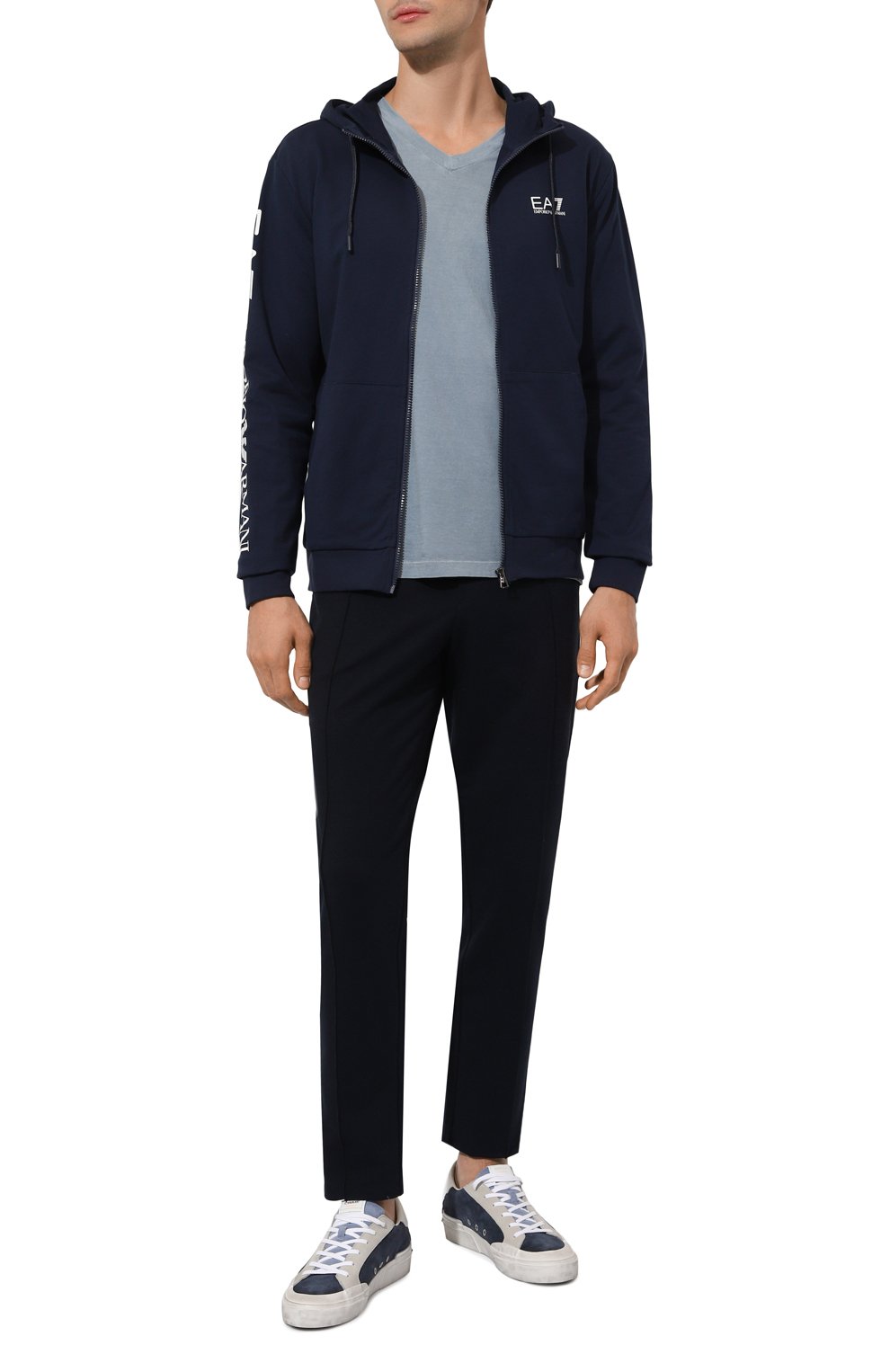 Хлопковая толстовка EA7, арт. 8NPM13/PJ05Z, фото 2