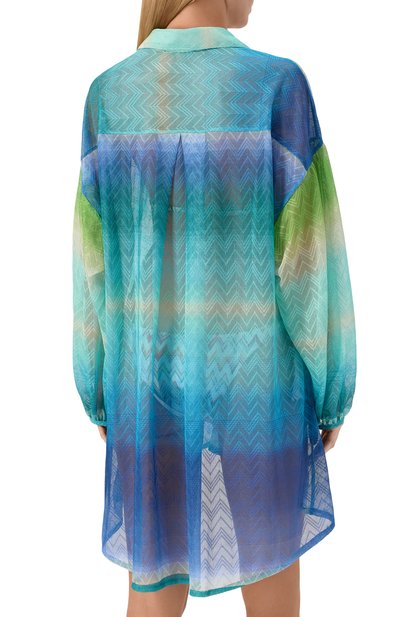 Туника MISSONI голубого цвета по цене 107500 руб., арт. MC24SK00/BR013X, фото 4 Туника MISSONI, арт. MC24SK00/BR013X, фото 4