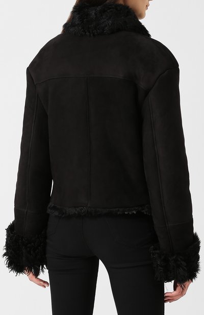 Укороченная дубленка с косой молнией FORTE DEI MARMI COUTURE, арт. FC FW18 142, фото 4