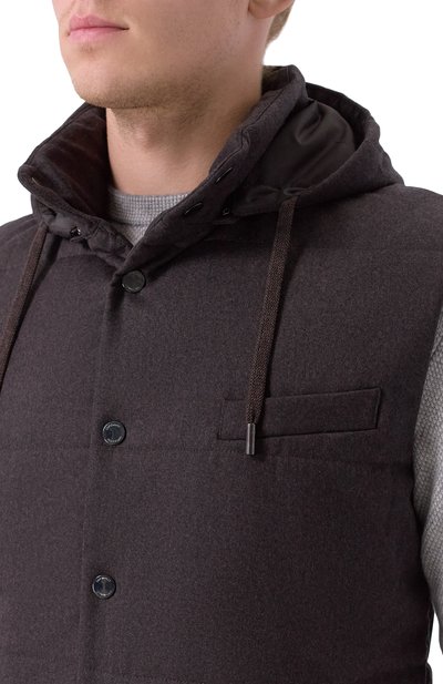 Шерстяной жилет CAPOBIANCO, арт. 19M140.FLNY., фото 5