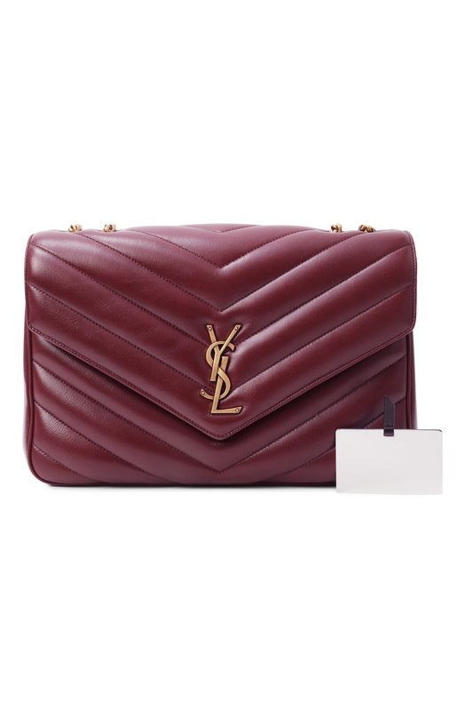 Сумка Loulou large Saint Laurent 803541/AAEAX Бордовый  803541/AAEAX Фото 9