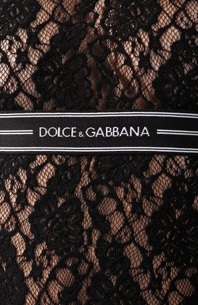 Топ DOLCE & GABBANA черного цвета по цене 74700 руб., арт. F74F7T/FLMPS, фото 5 Топ DOLCE & GABBANA, арт. F74F7T/FLMPS, фото 5